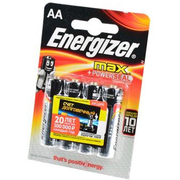 Элемент питания 28643 Energizer MAX POWER SEAL LR6/316 BL4 / цена за 1 шт /
