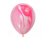 Шар 12/30см Многоцветный Pink 25шт шар латекс 6050443