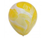 Шар 12/30см Многоцветный Yellow 25шт шар латекс 6054168