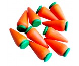 Деревянный Счетный материал Морковки окрашенные 10шт. ДИ821