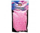 Наполнение для слайма Пенопластовые шарики 4мм.Розовый пастель SSS30-12 ТМ Slimer