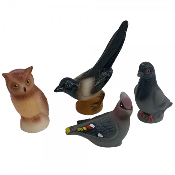 Набор резиновых игрушек Изучаем птиц. Коллекция 4 В4316