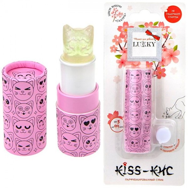 Парфюмированный стик Kiss-Кис цвет вишни, 5 гр, Т22237