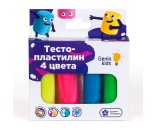 Набор для творчества Тесто пластилин 4 цветов ТА1082 /Genio Kids