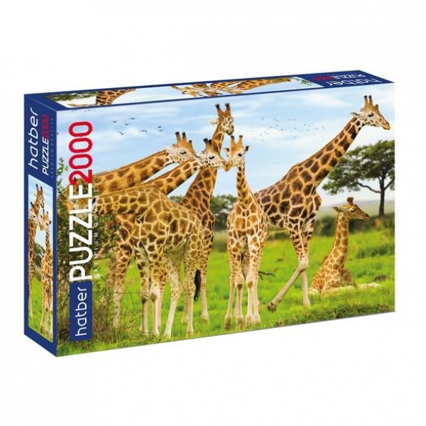 Пазл 2000 эл. Жирафы.Premium 19321