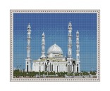 Набор для творчества Картина мозаика с нанесенной рамкой.Астана. Хазрет Султан 40*50см KM0861