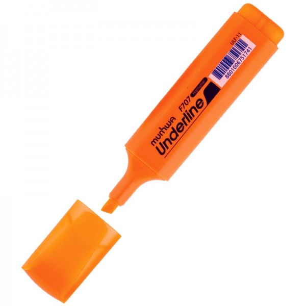 Текстовыделитель MunHwa UnderLine оранжевый, 1-5мм ULF-11