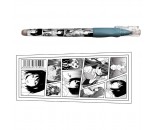 Ручка гелевая синий 0,5 мм Аниме Монохром со стираемыми чернилами 70500