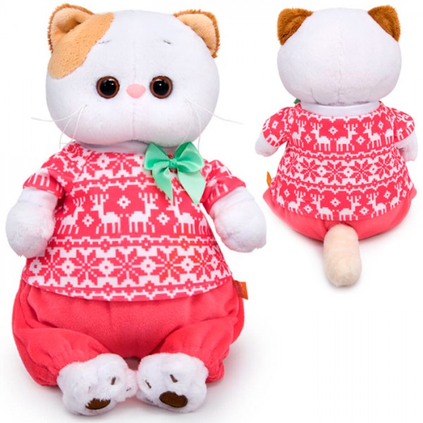 Ли-Ли Кошечка в зимней пижаме LK24-114 .