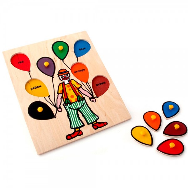 Деревянная игрушка Клоун 5011