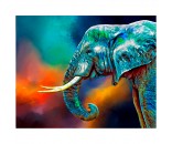 Набор для творчества Роспись по холсту Задумчивый слон 40*50см ХК-6879